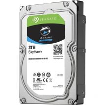 Seagate - Disque dur Skyhawk - Capacité 3 tb - Interface sata 6 GB/s - Modèle ST3000VX006 - Spécial pour les enregistreurs vidéo - Individuel ou