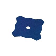 Lame acier 4 dents 255 mm lames pour de'broussailleuses et de'broussailleuses