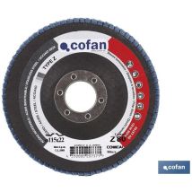 Disque laminé 115 mm. - 120 grains inox