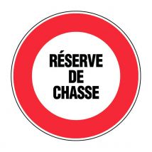 Novap - Panneau Réservé de chasse - Rigide Ø300mm - 4062204