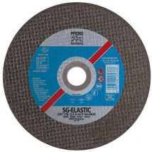 Disque à tronçonner sg-elastic-inox pour l'usinage de l'acier inoxydable, ø x Épais. : 125 x 2,4 mm, Modèle Coudé, Vitesse maxi. 12200 tr/mn