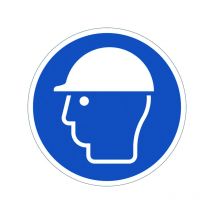 Disque Viso Casque de protection obligatoire - ø 280 mm - DPO30