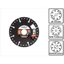 Diamond Blade Disque à tronçonner diamanté - 115 x 22,2 mm Special (333 - 115 / 22) - Wellcut