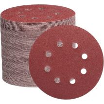 Disques a Poncer 125mm 105pcs Disque de Ponçage pour Ponceuse Excentrique, pour Polir le Bois aussi le Métal(15pcsXGrain Abrasif de
