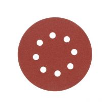 08574 - disque abrasif avec trous (Velcro) p40 5pcs - Vorel