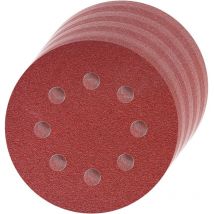 Disques Abrasifs 125mm Grain Mixte 40/60/80/100/120/150/180/240 Papier Poncer 80 Pièces 8 Trous Disque Poncage pour Ponceuse Excentrique npterbl