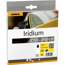 Disques abrasifs Iridium Mirka Triangle 100 x 152 x 152 mm 36 trous - boîte de 10 Épaisseur du grain: p 180 (Fin: Finition soignée)