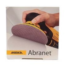 Disques abrasifs Mirka Abranet ∅125 mm X50 Épaisseur du grain: p 80 (Moyen: Dégrossissage)