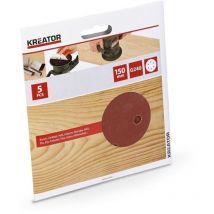 Lot De 5 Disques Auto-aggripants - Grain 240 -ø 150 Mm Kreator