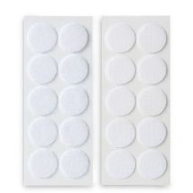 Disques adhesifs diam. 20MM blanc auto agrippants Inofix 2146-2-