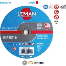 Leman Expert : Disque tronconnage inox 125 x 22 x 1,6 mm