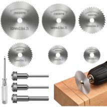 Disques de Coupe pour Outil Rotatif, Lames de Perceuse à Disque, Disques de coupe hss, Lames de scie en acier rapide, Lame Mini Scie Circulaire pour