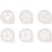 Disques de décoration cappuccino 6 pcs My Drink Tescoma 308850