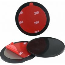 Disques de Fixation Adhésifs avec Autocollant 3 m , Lot de 3 Disques AdhéSifs pour Tableau de Bord (86mm) pour Fixation gps, Support TéLéPhone de