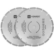Disques diamant – Ø230mm – 2pcs. - Pour la pierre – Universel