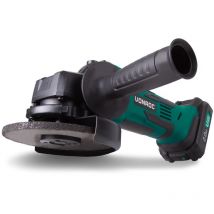 Meuleuse d'angle sans fil 115mm VPower 20V. 1 batterie 2.0Ah, chargeur rapide et poignée latérale inclus Disque à découper non inclus - Vonroc