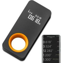 KZQ - Distancemètre laser de 98 pieds, mini laser numérique portable, précision de ± 2 mm, Bluetooth, écran oled, longueur de mesure