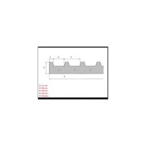 Distanziatore da 5 favi per melario arnia da 6 telaini in lamiera zincata made in italy