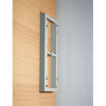 Kleiderlift Junior Distanzrahmen Höhe 20 mm, Kunststoff grau - Servetto