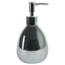 MSV - Dispensador de jabón Cerámica dakhla Plata