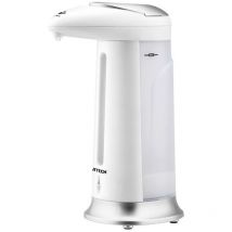 Desineo - Distributeur automatique de savon, gel hydroalcoolique 330 ml gris et blanc soap dispenser auto dispenser
