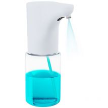 Prometey - Distributeur automatique Promedix, récipient distributeur pour savons liquides, liquides désinfectants, 300 ml, 4xAA, blanc, PR-540 w