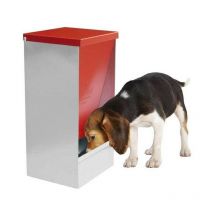 Suinga - Trémie Mangeoire pour Chiens, Chats, Animaux de compagnie 27 litres, Mangeoire Auto-Service, 31x26x61 cm