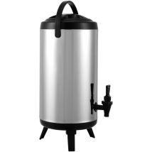 Distributeur de boissons isotherme en acier inoxydable Mophorn 2,4 gallons 7,6 l, distributeur de boissons chaudes et froides avec robinet, qualité