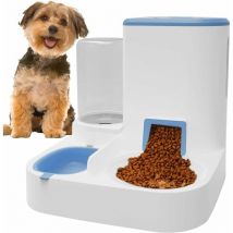 Basetbl - Distributeur de Nourriture Eau Automatique pour Animaux 2 in 1,Distributeur d'eau et Distributeur Automatique pour Animaux pour Chiens et