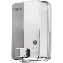 Nofer - Distributeur de savon 1200 ml, acier inoxydable poli