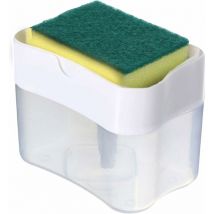 Beijiyi - Distributeur de Savon à Vaisselle - Distributeur de Liquide Vaisselle 2 en 1 pour Cuisine - Organisateur de comptoir de Distributeur de