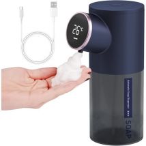 Distributeur de Savon Automatique, 320 ml Distributeur Savon Mousse avec Rechargeable usb, IPX4 Distributeur Savon sans Contact avec Détecteur de