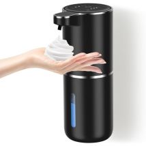 Jalleria - Distributeur de Savon Automatique, sans Touche Distributeur Savon Mousse Capteur 380mL, IPX5 Etanche Distributeur de Savon Mural