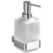 Distributeur De Savon Liquide Avec Verre Satiné Design Moderne Senator
