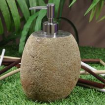 Distributeur de savon en galet de rivière