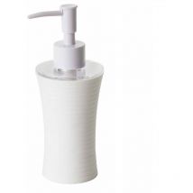 Distributeur de savon en polystyrène blanc