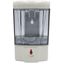 Distributeur de savon et shampoing automatique mural 600 ml transparent ergonomique