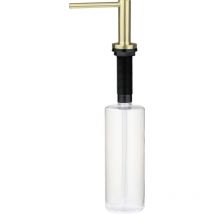 Distributeur de savon liquide pour installation d'évier de cuisine de couleur or brossé Deante ASTER ZZZR0DD Or brossé