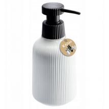 Distributeur de savon liquide savon liquide 400Ml récipient de salle de bain blanc mat