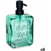 Distributeur desoap pure savon verre vert 570 ml (6 pièces)
