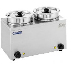 Distributeur de soupe - 2 x 2,75 litres - 300 watts acier inoxydable