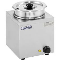 Royal Catering - Distributeur a Soupe Bain Marie Inox Chauffe-Soupe 30 - 110 °c 1 Recipient
