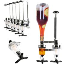 Guoyihua - Aqrau Creative Straight Line Wine Hoist, Verseur, Compteur de vin de base, Vin suspendu, 6