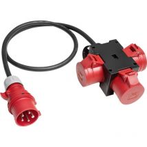 Répartiteur de courant cee PCE 943071jd Répartiteur compact cee 16 a avec câble H07RN-F 5 x 1,5 mm² IP44