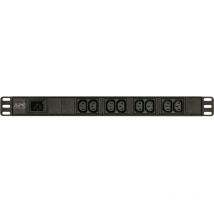 APC EPDU1016B - Basique - 1U - Monophasé - horizontale - Noir - 8 sortie(s) CA