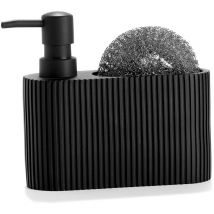 Wadiga - Distributeur Pol Est Noir 16,5x5,5x15cm Cc71087 Andrea House