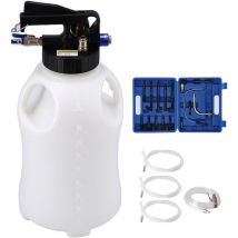 Jeffergarden Distributeur pneumatique de remplissage d'huile de Transmission automatique, Kit d'outils de changement de fluide d'huile moteur 10L