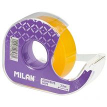 Distributeur de ruban adhésif transparent 19mm x 33m couleurs assorties Milan