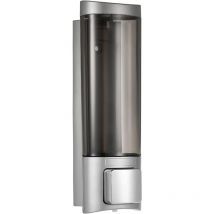 Distributeur savon, 200ml Distributeur de savon manuel, Distributeur de désinfectant pour les mains mural, Distributeur de shampoing et gel douche,