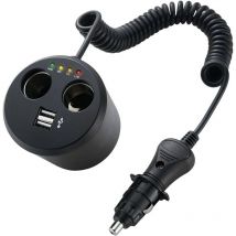 Distributore a 2 vie usb da inserire nel vano portabevande 10 a